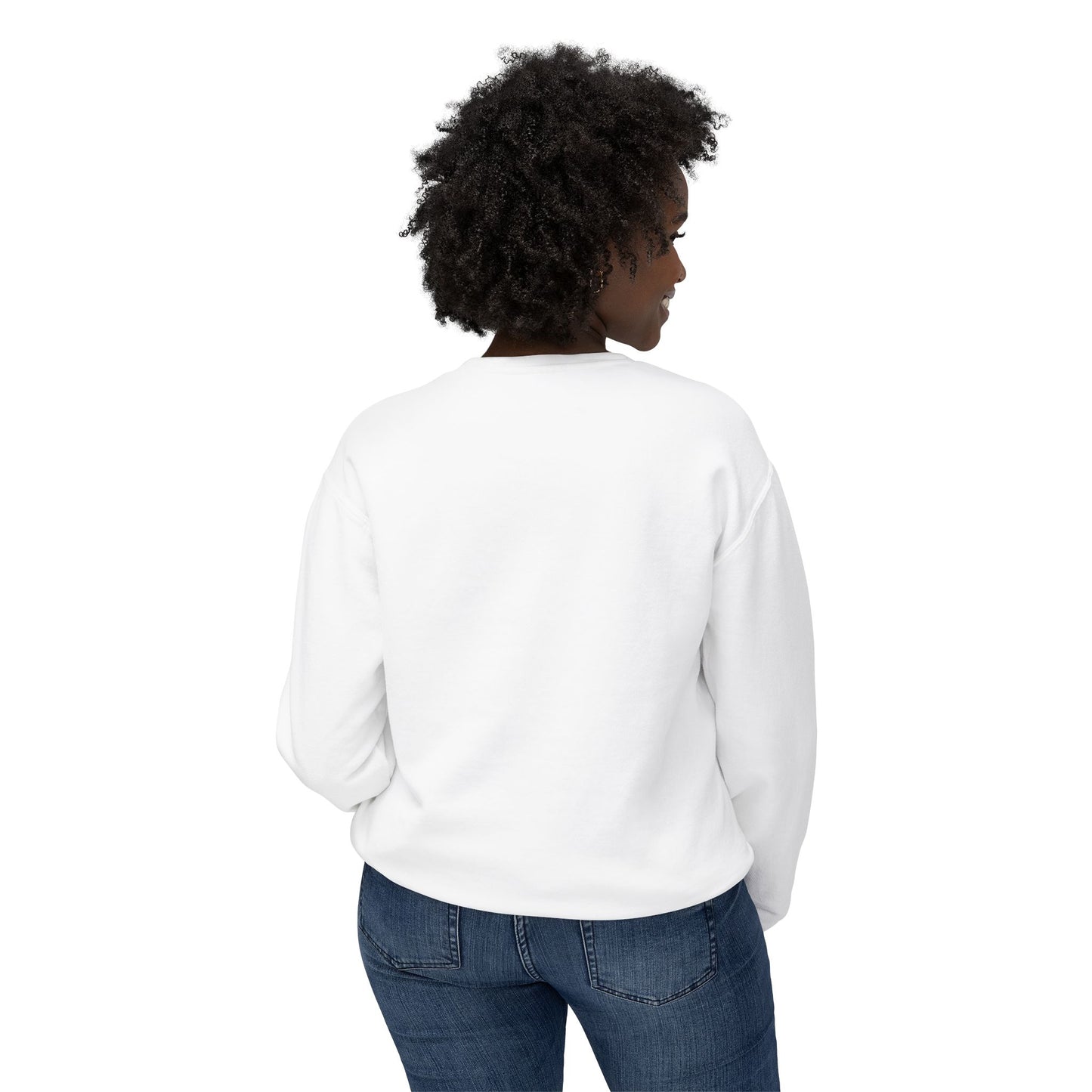 Faith Moves Faster Unisex Lightweight Crewneck Sweatshirt