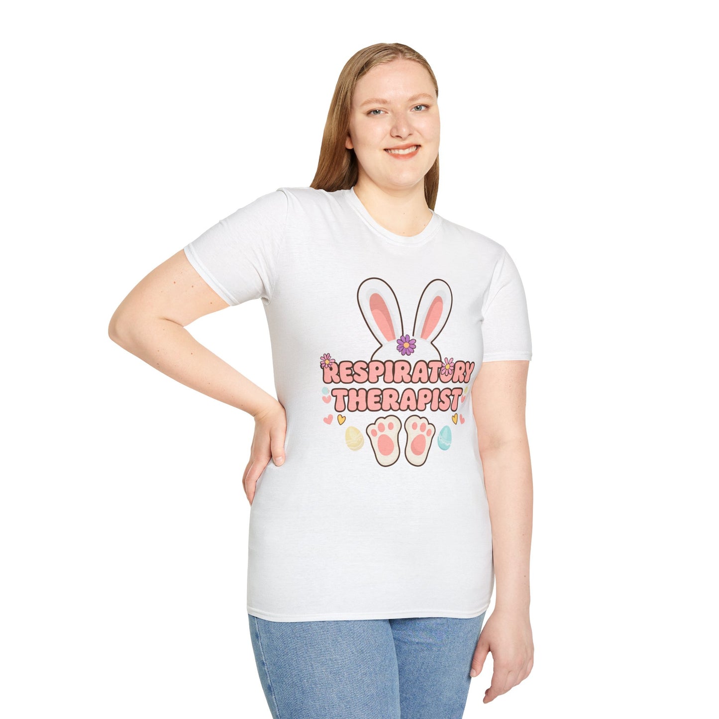 Funny Respiratory Therapist Easter T-Shirt - Unisex Softstyle